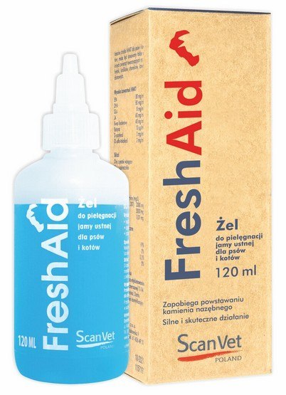 ScanVet Fresh Aid 120ml - pielęgnacja jamy ustnej psa i kota ScanVet Fresh Aid 120ml - pielęgnacja jamy ustnej psa i kota