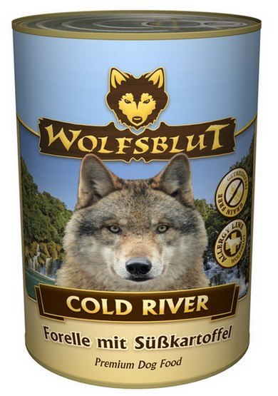 Wolfsblut Dog Cold River - pstrąg i bataty puszka 395g Wolfsblut Dog Cold River - pstrąg i bataty puszka 395g