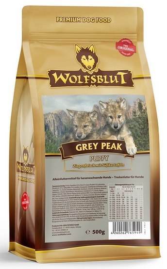 Wolfsblut Dog Grey Peak Puppy - koza i bataty 500g Wolfsblut Dog Grey Peak Puppy - koza i bataty 500g