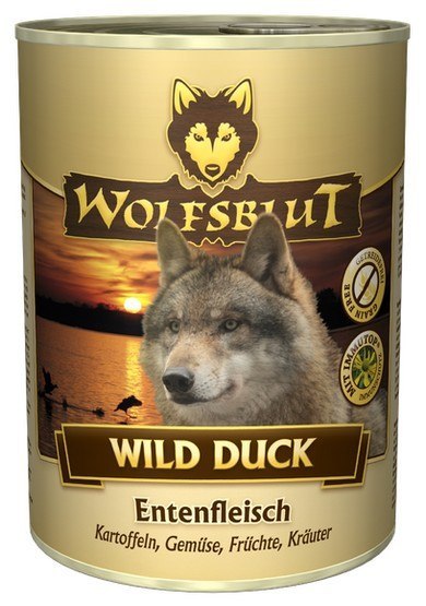 Wolfsblut Dog Wild Duck - kaczka i ziemniaki puszka 395g Wolfsblut Dog Wild Duck - kaczka i ziemniaki puszka 395g