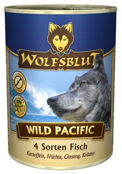Wolfsblut Dog Wild Pacific - ryby i ziemniaki puszka 395g Wolfsblut Dog Wild Pacific - ryby i ziemniaki puszka 395g