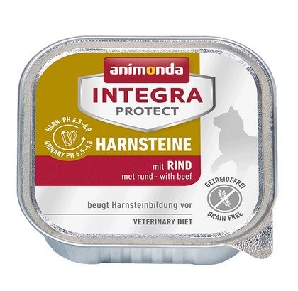Animonda Integra Protect Harnsteine dla kota - z wołowiną tacka 100g Animonda Integra Protect Harnsteine dla kota - z wołowiną tacka 100g