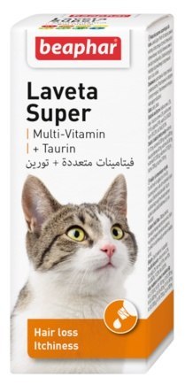 Beaphar Laveta Super Cat - preparat na sierść dla kota 50ml Beaphar Laveta Super Cat - preparat na sierść dla kota 50ml