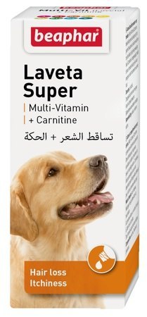Beaphar Laveta Super Dog - preparat na sierść dla psa 50ml Beaphar Laveta Super Dog - preparat na sierść dla psa 50ml