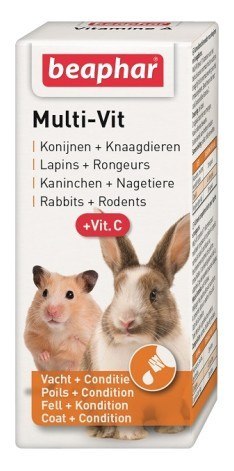 Beaphar Multi-Vit + witamina C dla gryzoni 20ml Beaphar Multi-Vit + witamina C dla gryzoni 20ml