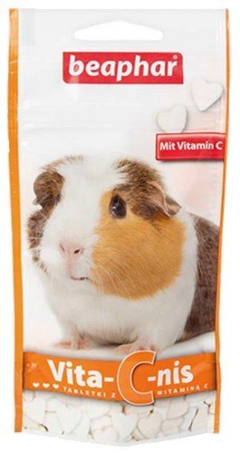 Beaphar Vita-C-Nis - witamina C dla świnki morskiej tabletki 50g Beaphar Vita-C-Nis - witamina C dla świnki morskiej tabletki 50g