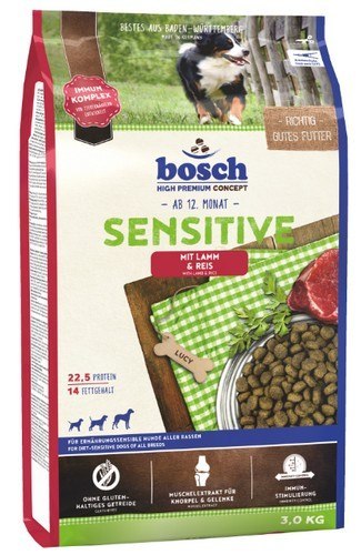 Bosch Sensitive Adult Lamb & Rice 3kg Bosch Sensitive Adult Lamb & Rice 3kg