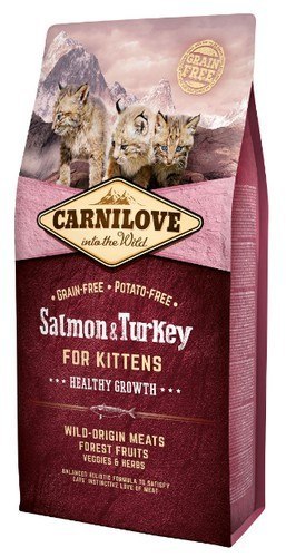 Carnilove Cat Salmon & Turkey for Kittens - łosoś i indyk 6kg Carnilove Cat Salmon & Turkey for Kittens - łosoś i indyk 6kg