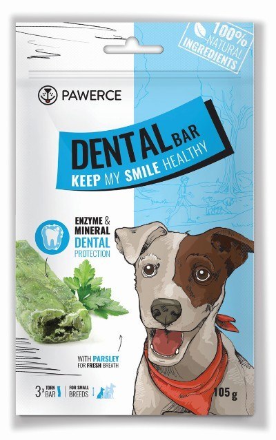 Pawerce Dental Bar Small Breeds 3szt/op 105g/12cm Pawerce Dental Bar Small Breeds 3szt/op 105g/12cm