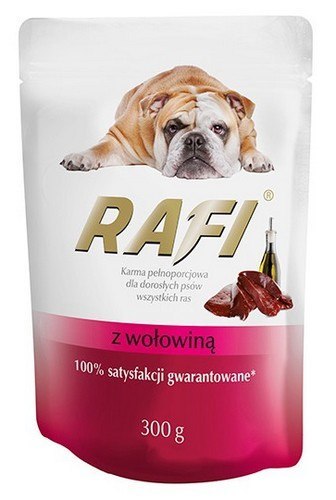 Rafi Pies Wołowina saszetka 300g Rafi Pies Wołowina saszetka 300g