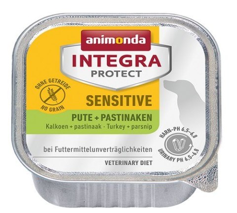 Animonda Integra Protect Sensitive dla psa indyk + pasternak tacka 150g Animonda Integra Protect Sensitive dla psa indyk + pasternak tacka 150g
