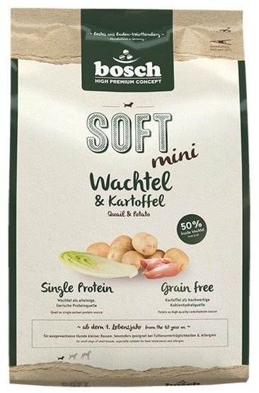 Bosch Soft Mini Przepiórka & Ziemniak 1kg Bosch Soft Mini Przepiórka & Ziemniak 1kg