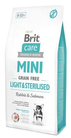 Brit Care Grain Free Mini Light & Sterilised 400g Brit Care Grain Free Mini Light & Sterilised 400g