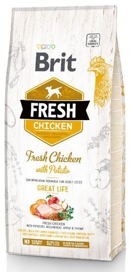 Brit Fresh Dog Adult Chicken & Potato 2,5kg Brit Fresh Dog Adult Chicken & Potato 2,5kg