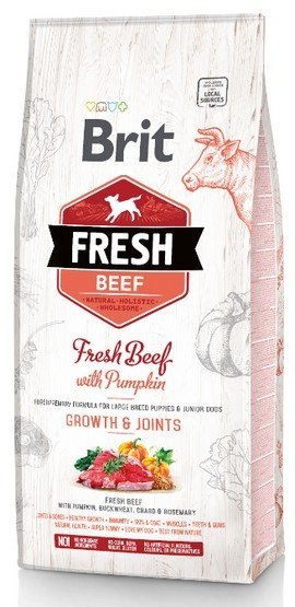 Brit Fresh Dog Puppy Large Beef & Pumpkin 2,5kg Brit Fresh Dog Puppy Large Beef & Pumpkin 2,5kg