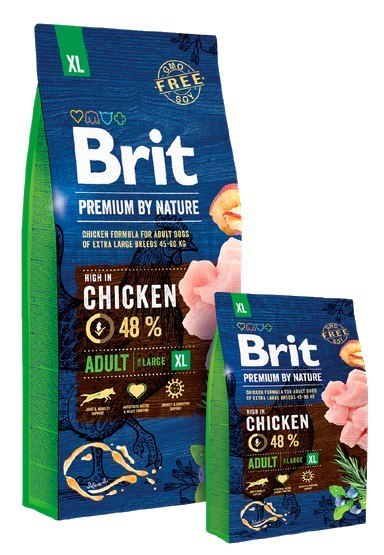 Brit Premium By Nature Adult XL Extra Large 15kg Brit Premium By Nature Adult XL Extra Large 15kg