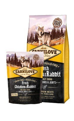 Carnilove Dog Fresh Chicken & Rabbit Adult - kurczak i królik 1,5kg Carnilove Dog Fresh Chicken & Rabbit Adult - kurczak i królik 1,5kg