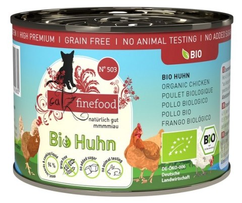 Catz Finefood Bio N.503 Kurczak puszka 200g Catz Finefood Bio N.503 Kurczak puszka 200g