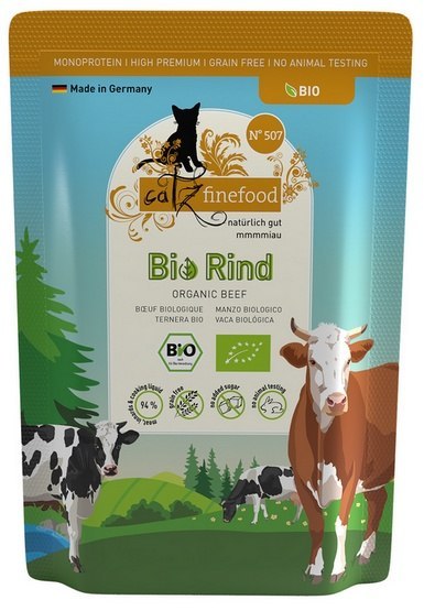 Catz Finefood Bio N.507 Wołowina saszetka 85g Catz Finefood Bio N.507 Wołowina saszetka 85g
