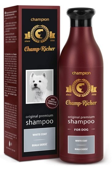 Champ-Richer Szampon dla sierści białej i jasnej 250ml Champ-Richer Szampon dla sierści białej i jasnej 250ml