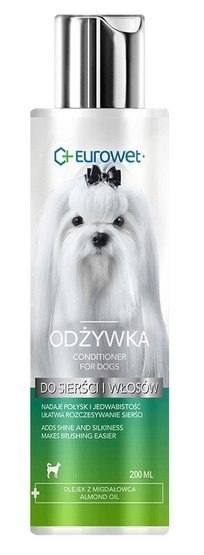 Eurowet Odżywka do sierści i włosów dla psów 200ml Eurowet Odżywka do sierści i włosów dla psów 200ml