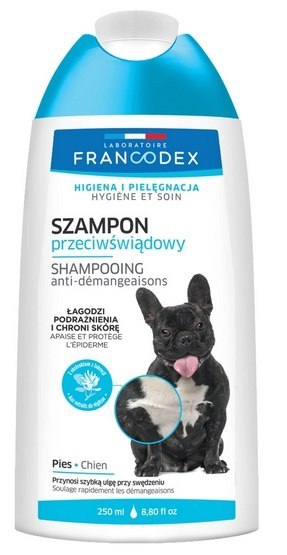 Francodex Szampon przeciwświądowy 250ml Francodex Szampon przeciwświądowy 250ml
