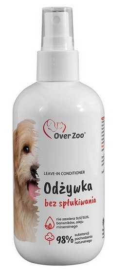 Over Zoo Odżywka bez spłukiwania 240ml Over Zoo Odżywka bez spłukiwania 240ml