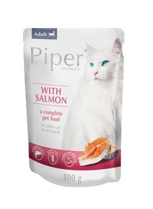 Piper Kot Łosoś saszetka 100g Piper Kot Łosoś saszetka 100g