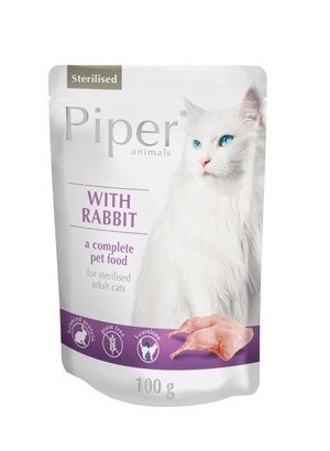 Piper Kot Sterilised Królik saszetka 100g Piper Kot Sterilised Królik saszetka 100g