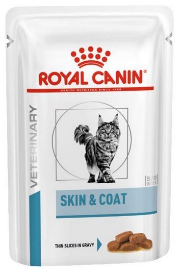 Royal Canin Veterinary Care Nutrition Feline Skin & Coat saszetka 85g Royal Canin Veterinary Care Nutrition Feline Skin & Coat saszetka 85g