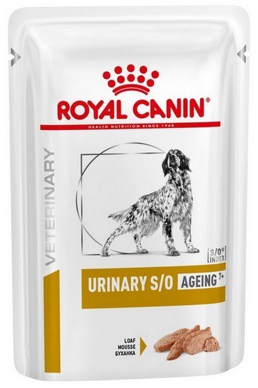 Royal Canin Veterinary Diet Canine Urinary S/O Ageing +7 saszetka 85g Royal Canin Veterinary Diet Canine Urinary S/O Ageing +7 saszetka 85g
