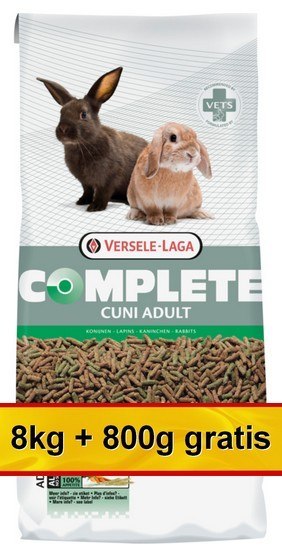 Versele-Laga Cuni Complete pokarm dla królika 8kg + 800g gratis Versele-Laga Cuni Complete pokarm dla królika 8kg + 800g gratis