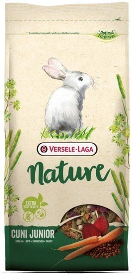 Versele-Laga Cuni Junior Nature pokarm dla młodego królika 2,3kg Versele-Laga Cuni Junior Nature pokarm dla młodego królika 2,3kg