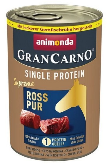 Animonda GranCarno Single Protein Konina puszka 400g Animonda GranCarno Single Protein Konina puszka 400g