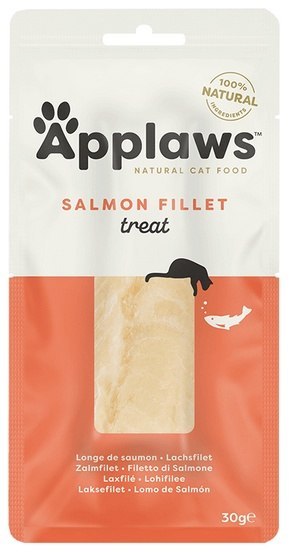 Applaws Natural Cat Loin Suszona polędwica z łososia 30g Applaws Natural Cat Loin Suszona polędwica z łososia 30g