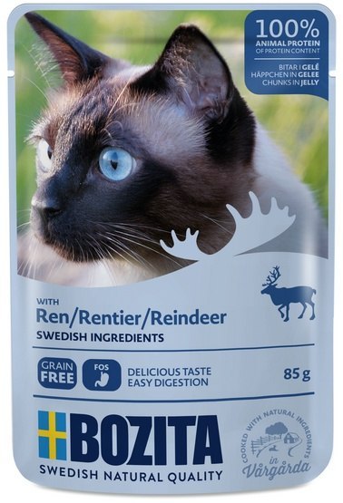 Bozita Cat Renifer w galaretce saszetka 85g Bozita Cat Renifer w galaretce saszetka 85g