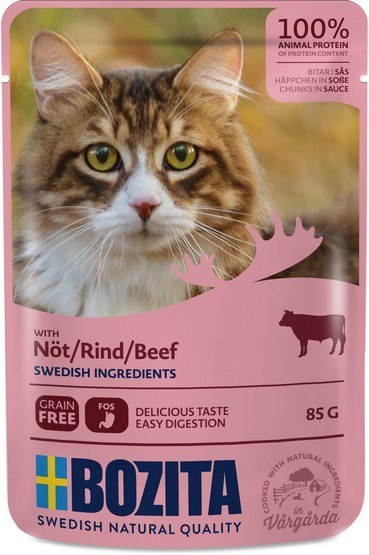 Bozita Cat Wołowina w sosie saszetka 85g Bozita Cat Wołowina w sosie saszetka 85g
