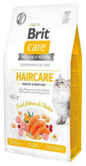 Brit Care Cat Grain Free Haircare Healthy & Shiny Coat 2kg Brit Care Cat Grain Free Haircare Healthy & Shiny Coat 2kg