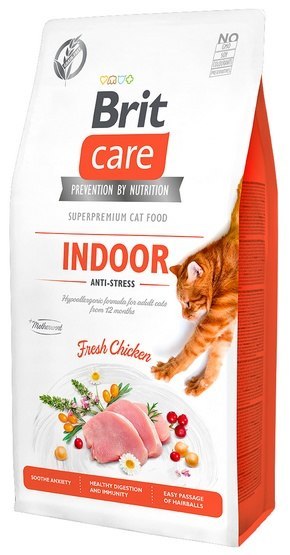 Brit Care Cat Grain Free Indoor Anti-Stress 400g Brit Care Cat Grain Free Indoor Anti-Stress 400g