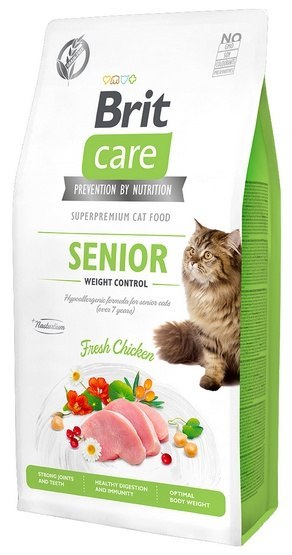 Brit Care Cat Grain Free Senior Weight Control 400g Brit Care Cat Grain Free Senior Weight Control 400g