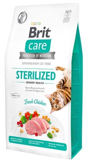 Brit Care Cat Grain Free Sterilized Urinary Health 7kg Brit Care Cat Grain Free Sterilized Urinary Health 7kg