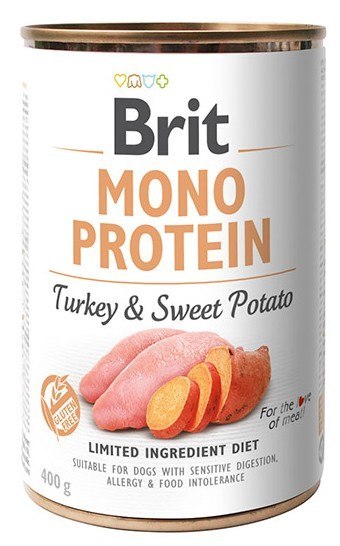 Brit Mono Protein Turkey & Sweet Potato puszka 400g Brit Mono Protein Turkey & Sweet Potato puszka 400g