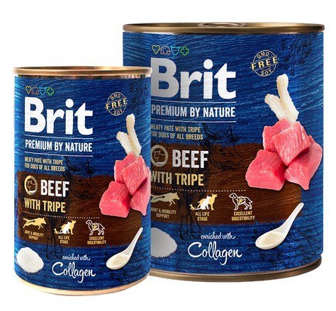 Brit Premium By Nature Beef & Tripe puszka 800g Brit Premium By Nature Beef & Tripe puszka 800g
