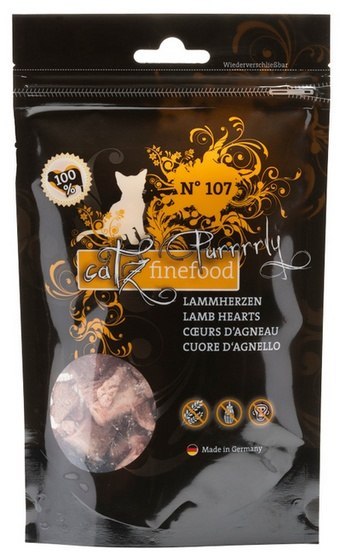 Catz Finefood Purrrrly N.107 Serca jagnięce 35g Catz Finefood Purrrrly N.107 Serca jagnięce 35g