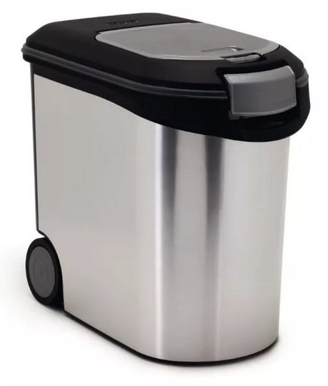 Curver Pojemnik na karmę srebrny 12kg Curver Pojemnik na karmę srebrny 12kg