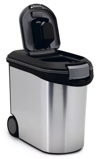 Curver Pojemnik na karmę srebrny 12kg Curver Pojemnik na karmę srebrny 12kg
