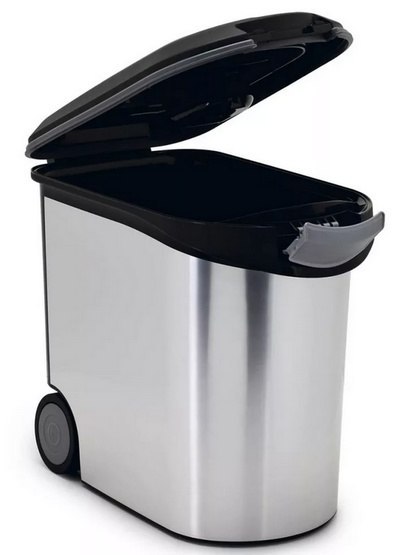 Curver Pojemnik na karmę srebrny 12kg Curver Pojemnik na karmę srebrny 12kg