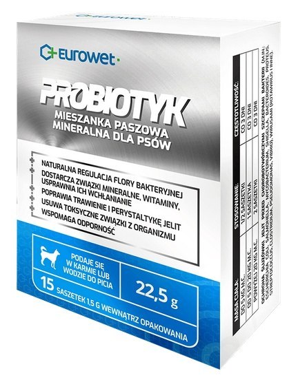 Eurowet Probiotyk dla psów - saszetka 1,5g Eurowet Probiotyk dla psów - saszetka 1,5g
