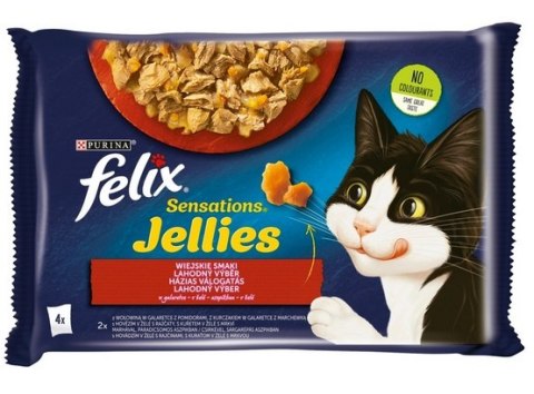 Felix Sensations Mięso saszetki 4x85g Felix Sensations Mięso saszetki 4x85g