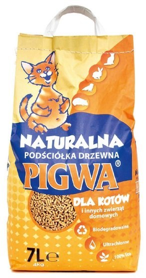 Pigwa drzewna - podściółka dla kotów i gryzoni - żwirek drewniany 7L Pigwa drzewna - podściółka dla kotów i gryzoni - żwirek drewniany 7L